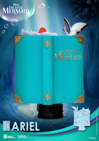 Disney Story Book The Little Mermaid Ariel D-Stage 6-Inch Statue