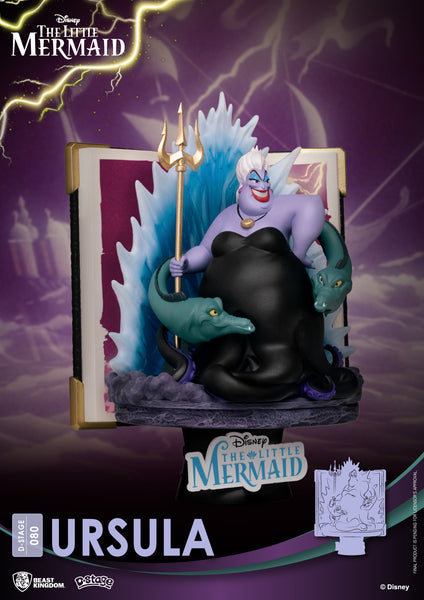 Disney Story Book The Little Mermaid Ursula D-Stage 6-Inch Statue
