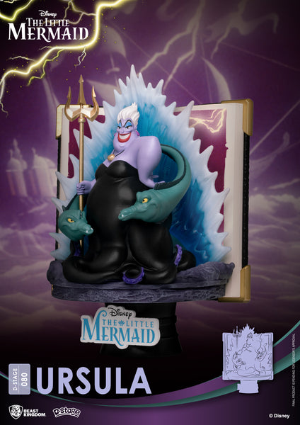 Disney Story Book The Little Mermaid Ursula D-Stage 6-Inch Statue