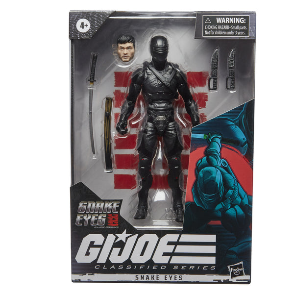 Gi Joe Classified Series Snake Eyes Origins Movie Action Figure Complete Set