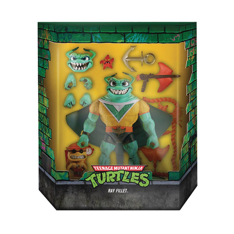 Super7 Tmnt Ultimates Ray Fillet 7-Inch Action Figure