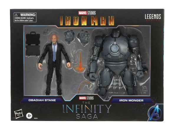 Marvel Legends Obadiah Stane & Iron Monger 6-Inch Action Figure 2-Pack