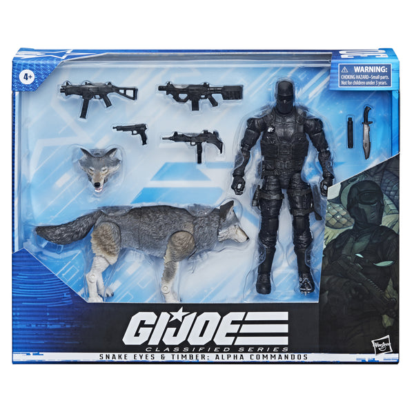 Gi Joe Classified Series Snake Eyes & Timber 6-Inch Action Figure Set
