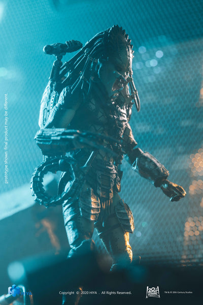Hiya Toys AvP Alien vs Predator Unmasked Wolf Predator 1/18 Scale Figure