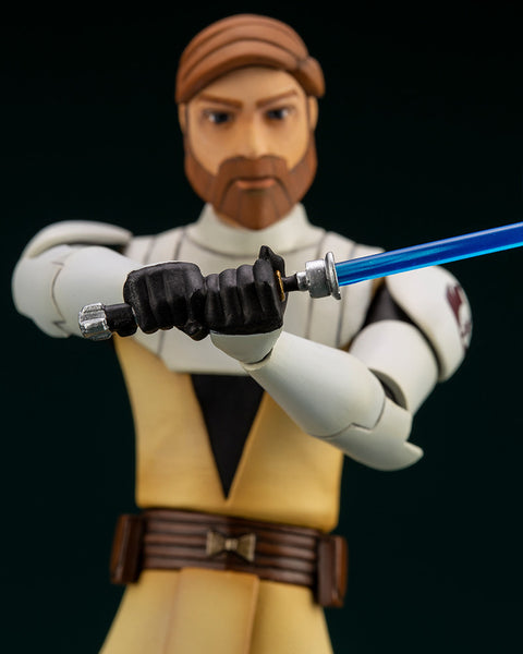 Kotobukiya Star Wars Clone Wars Obi-Wan Kenobi ArtFx+ 1/10 Scale Statue