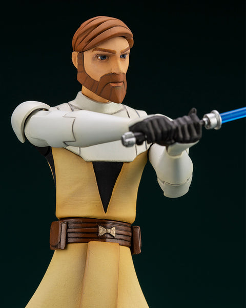 Kotobukiya Star Wars Clone Wars Obi-Wan Kenobi ArtFx+ 1/10 Scale Statue