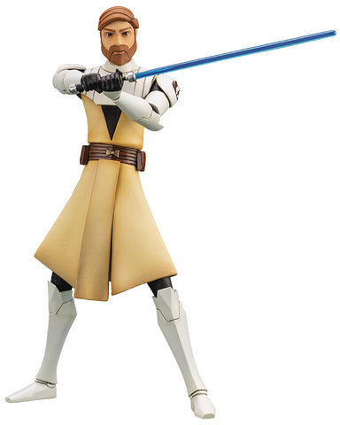 Kotobukiya Star Wars Clone Wars Obi-Wan Kenobi ArtFx+ 1/10 Scale Statue