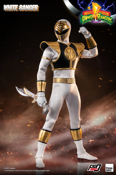 ThreeZero Mighty Morphin Power Rangers White Ranger 1:6 Scale Figure