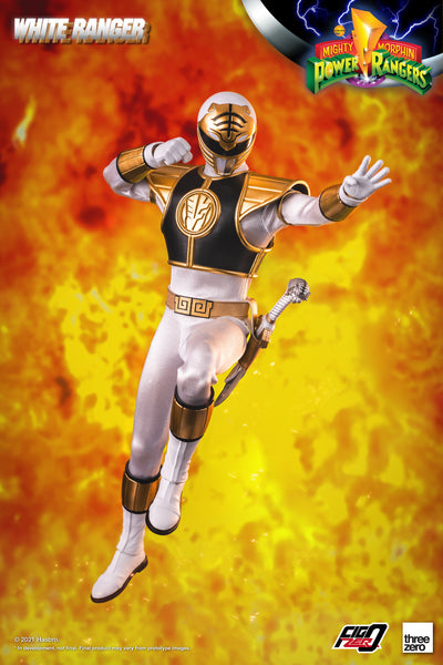 ThreeZero Mighty Morphin Power Rangers White Ranger 1:6 Scale Figure