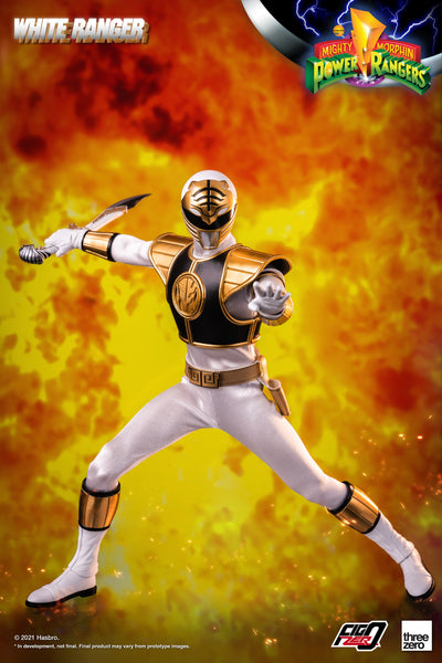 ThreeZero Mighty Morphin Power Rangers White Ranger 1:6 Scale Figure