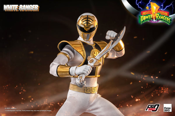 ThreeZero Mighty Morphin Power Rangers White Ranger 1:6 Scale Figure