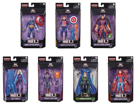 Marvel Legends Disney+ What If Wave Complete Set Watcher Baf Figure