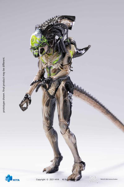 Hiya Toys AvP Aliens vs Predator Battle Damage Predalien 1/18 Scale Figure