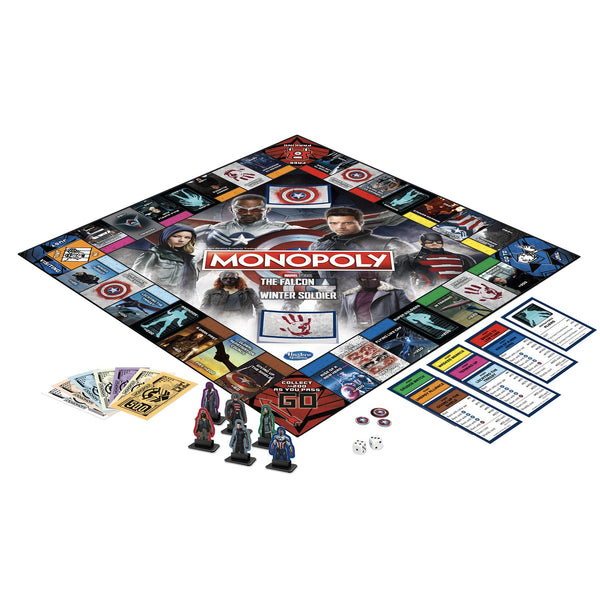 Monopoly Marvel Studios The Falcon and The Winter Soldier Board Game