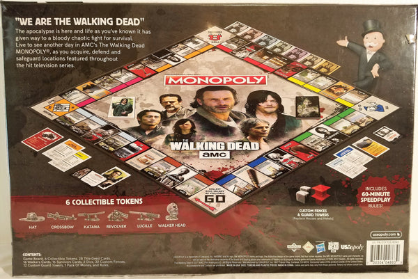 AMC The Walking Dead Monopoly Board Game Damaged Box, The Walking Dead- Have a Blast Toys & Games