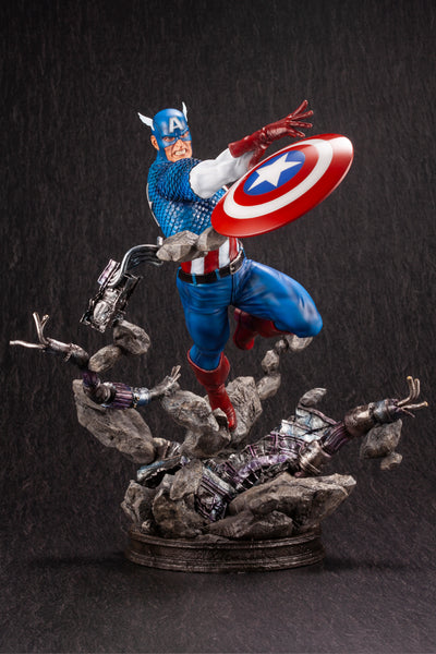 Kotobukiya Marvel Captain America Avengers Fine Art 1/6 Scale Statue