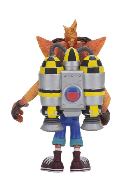 NECA Crash Bandicoot with Jet Pack 7-inch Deluxe Action Figure, Popular Characters- Have a Blast Toys & Games