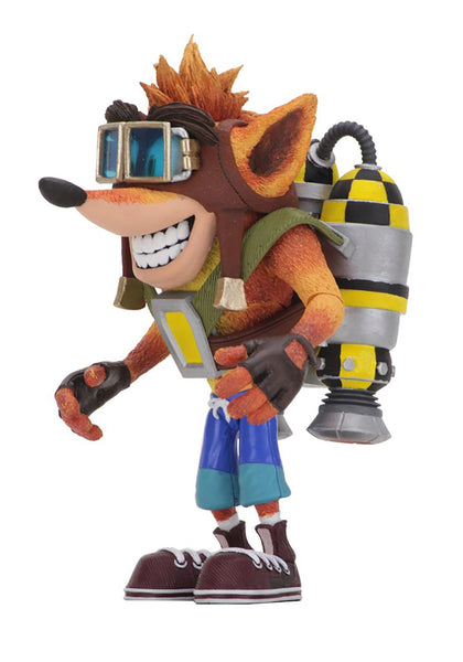NECA Crash Bandicoot with Jet Pack 7-inch Deluxe Action Figure, Popular Characters- Have a Blast Toys & Games
