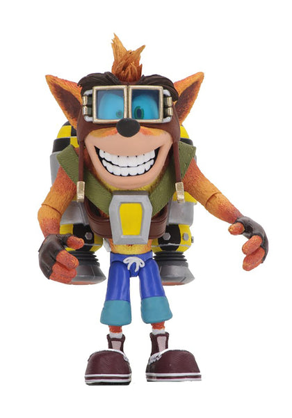 NECA Crash Bandicoot with Jet Pack 7-inch Deluxe Action Figure, Popular Characters- Have a Blast Toys & Games