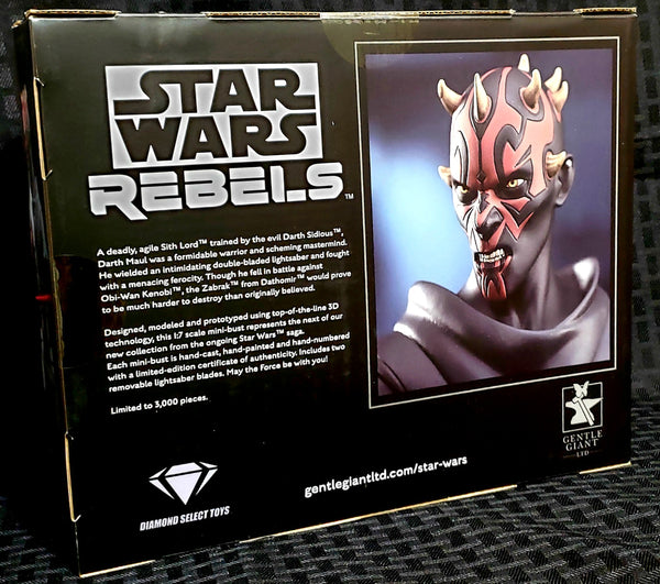 Gentle Giant Star Wars Rebels Darth Maul 1/7 Scale Bust