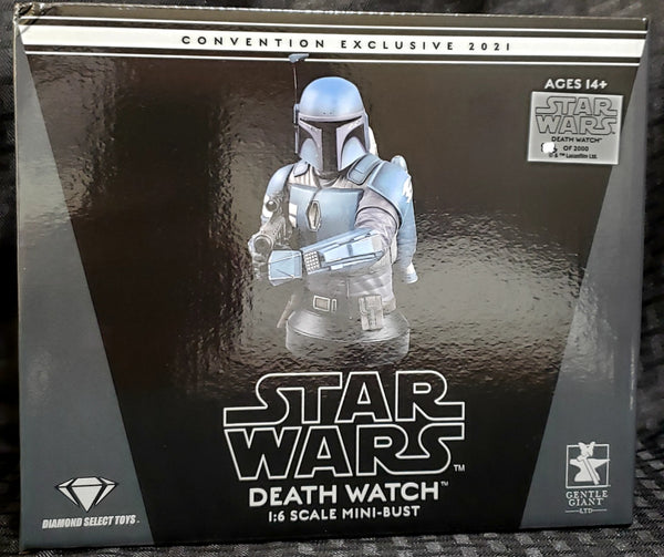 Gentle Giant Star Wars Mandalorian Death Watch 1/6 Scale 2021 Exclusive Bust