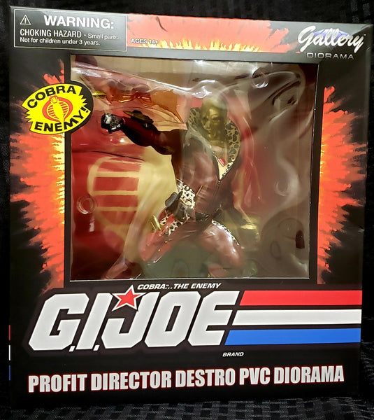 Diamond Select Gi Joe Gallery Destro Profit Director PVC Figure