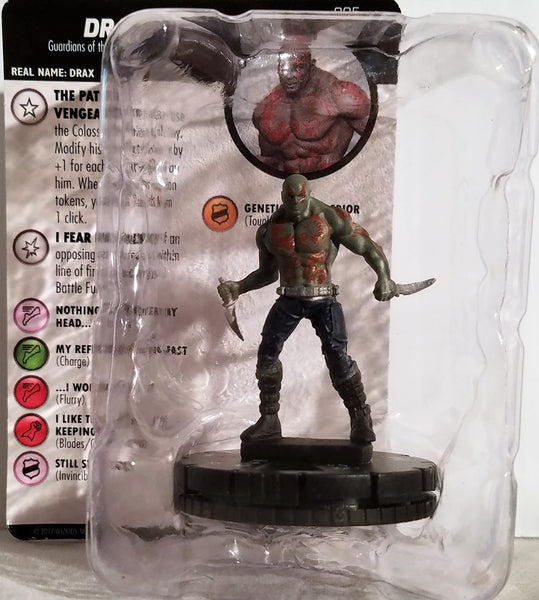 Marvel HeroClix Drax Guardians of the Galaxy Vol. 2 Figure #005, Marvel- Have a Blast Toys & Games