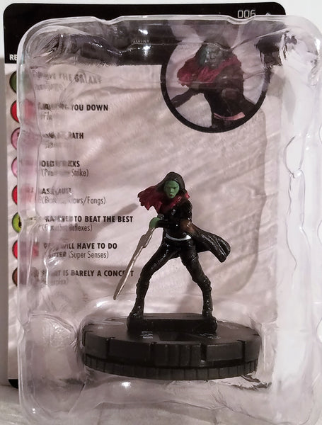 Marvel HeroClix Gamora Guardians of the Galaxy Vol. 2 Figure #006, Marvel- Have a Blast Toys & Games