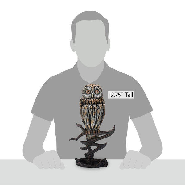 Enesco Edge Sculpture Owl 12.75-Inch Figure