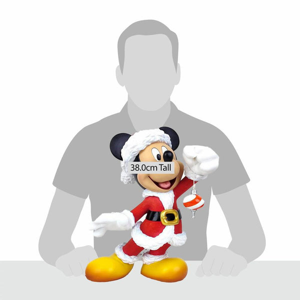 Enesco Disney Couture de Force Santa Mickey 16-Inch Statue