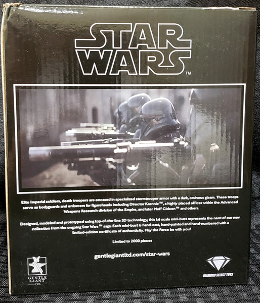 Gentle Giant Star Wars Mandalorian Death Trooper 1/6 Scale Bust