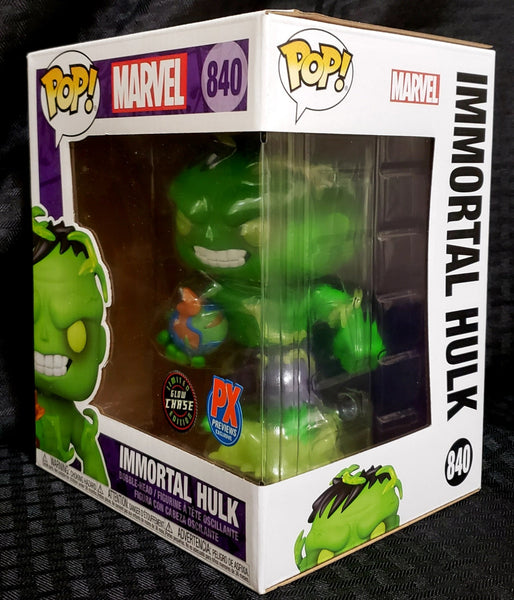 Funko Pop Marvel Immortal Hulk Px Exclusive Glow Chase Gitd 6-Inch Figure