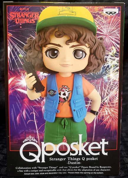 Q Posket Stranger Things Dustin Figure