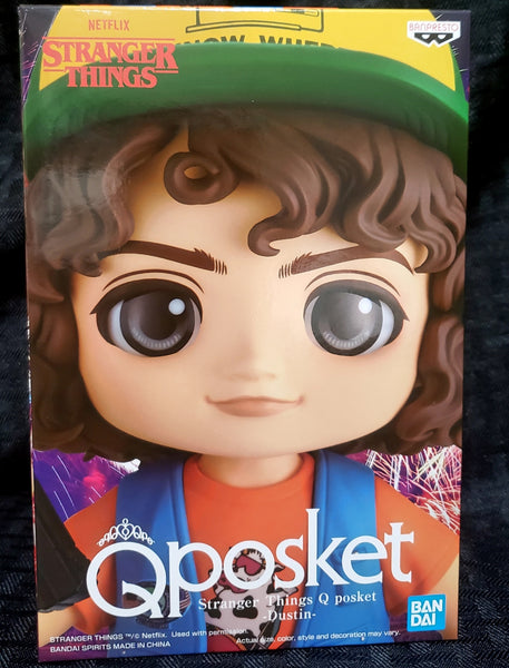 Q Posket Stranger Things Dustin Figure