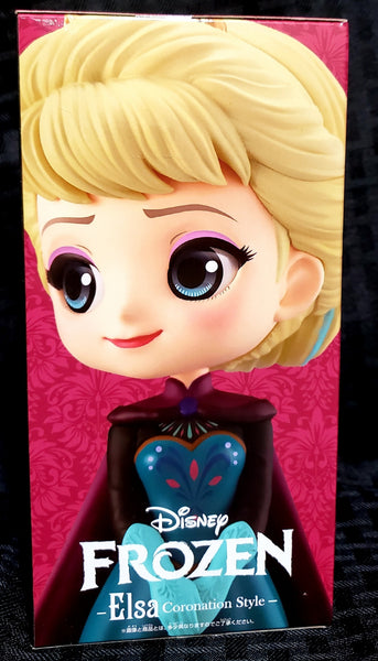 Disney Q-Posket Frozen Elsa Coronation Dress Version A Figure