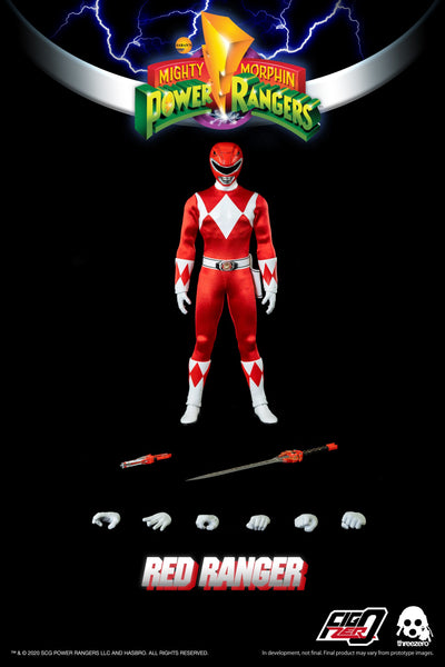 ThreeZero Mighty Morphin Power Rangers 6 Pack 1:6 Scale Figure Set