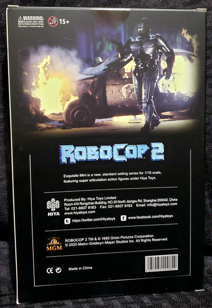 Hiya Toys Robocop 2 Robocop 1/18 Scale Action Figure