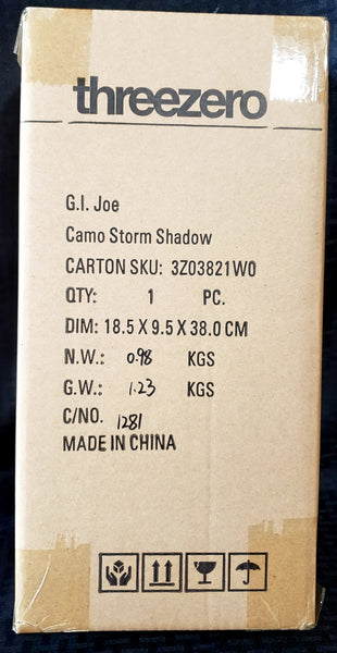 ThreeZero Gi Joe Camo Storm Shadow Px Exclusive 1:6 Scale Figure
