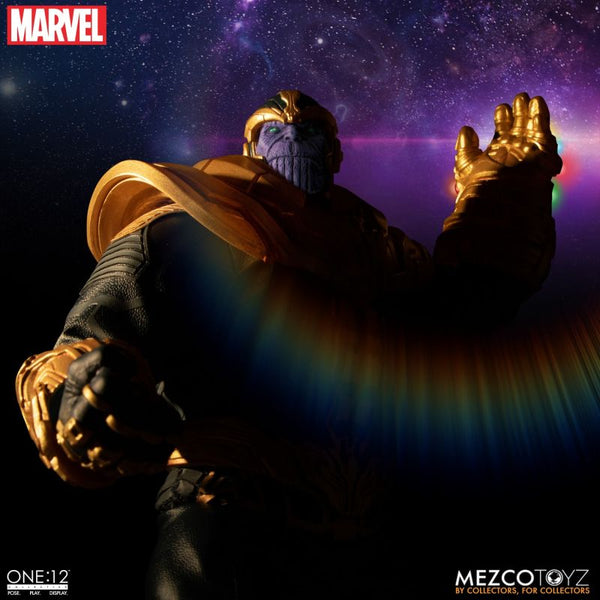 Mezco One:12 Collective Thanos Action Figure, Marvel- Have a Blast Toys & Games