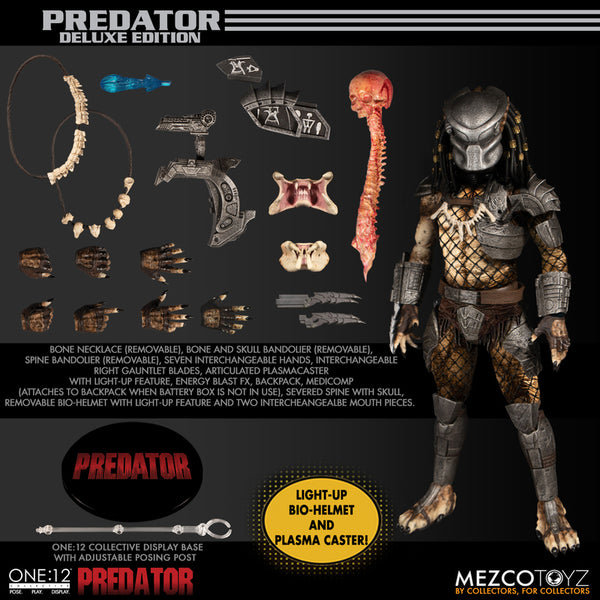 Mezco One:12 Collective Predator Jungle Hunter Deluxe Action Figure